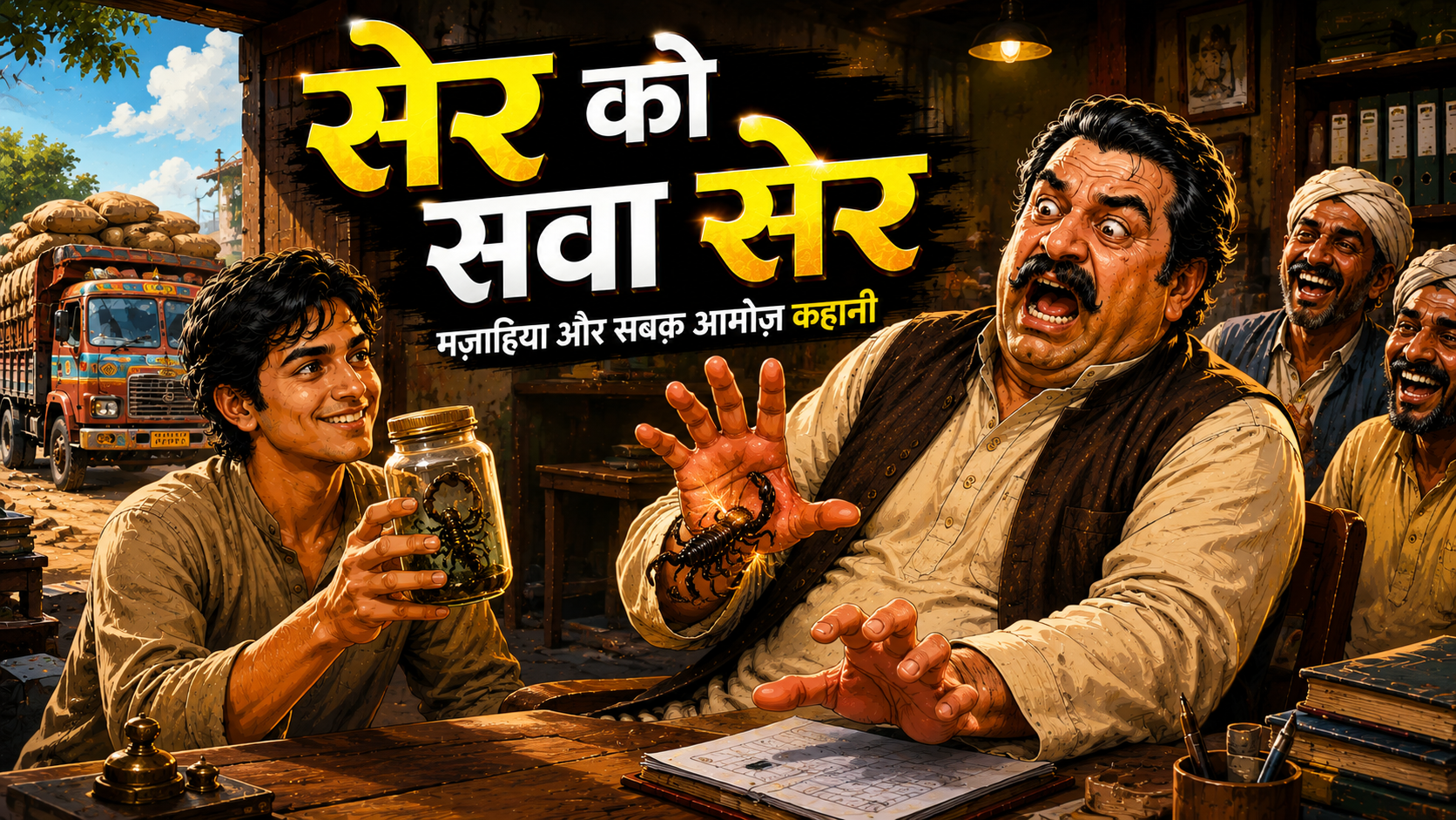 सेर को सवा सेर - मज़ाहिया और सबक़ आमोज़ कहानी
