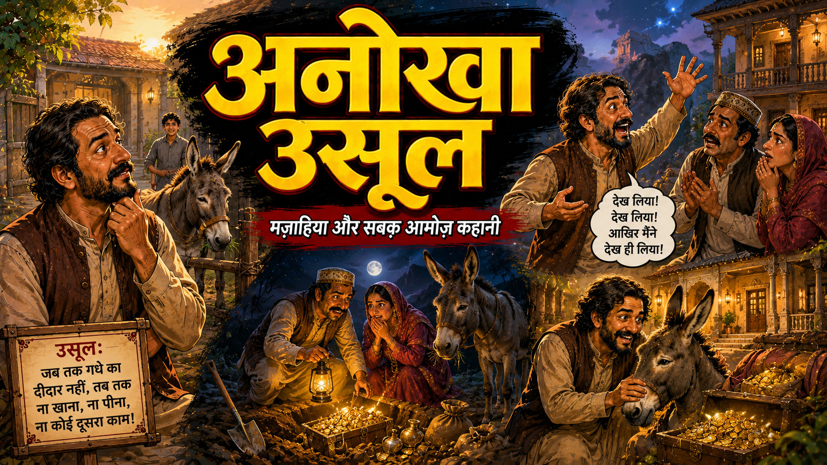 एक ग़रीब आदमी का अनोखा उसूल | मज़ाहिया और सबक़ आमोज़ कहानी