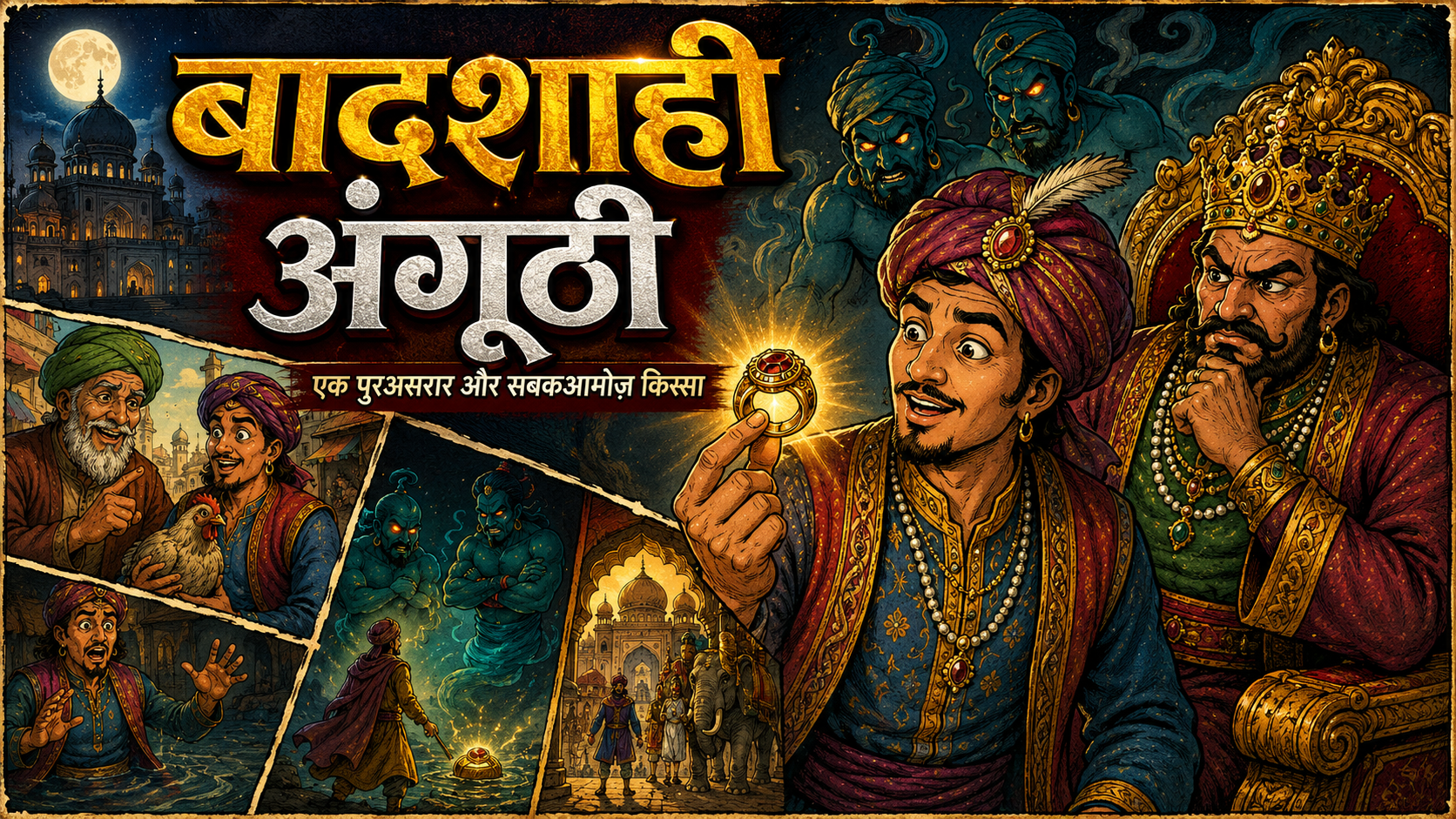बादशाही अंगूठी - जिन्नों की जादुई अंगूठी का हैरतअंगेज़ क़िस्सा